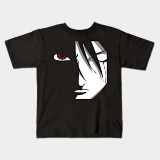 Sasuke Uchiha Face Kids T-Shirt